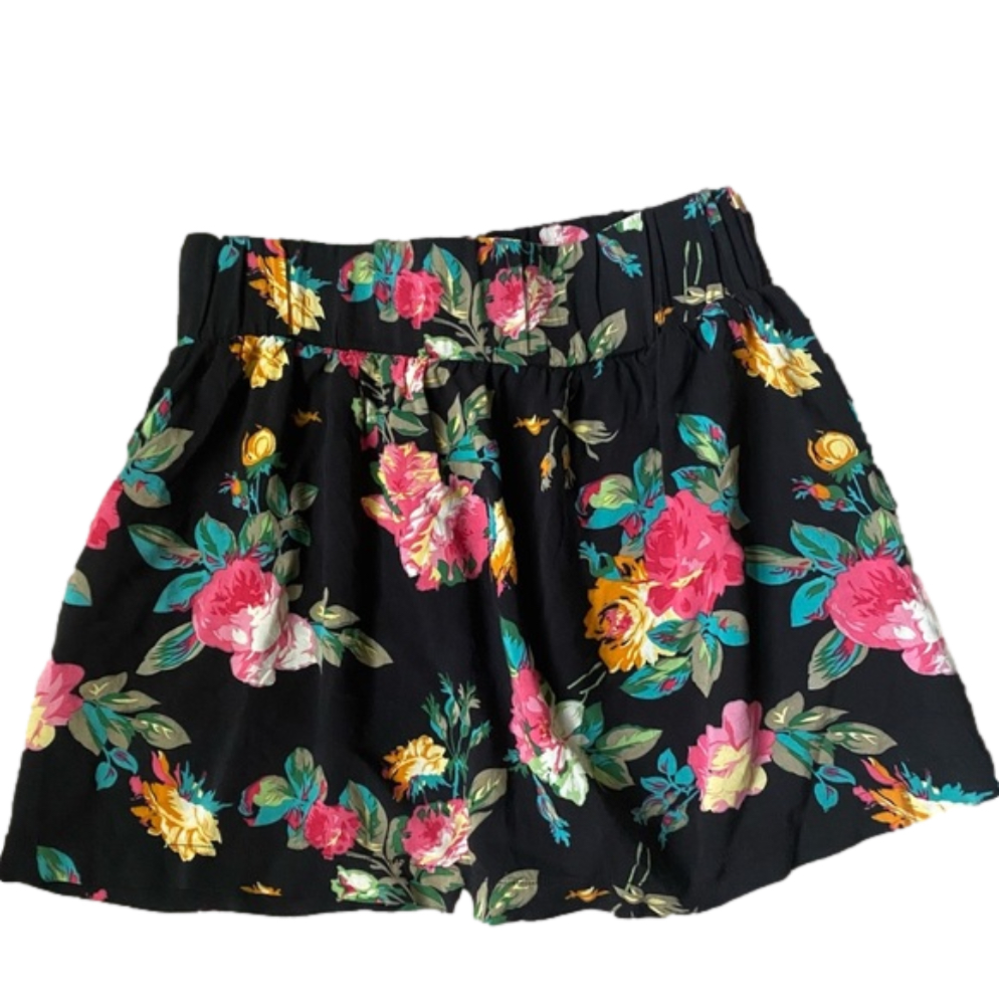 Tramp Floral Mini Skirt with back zipper